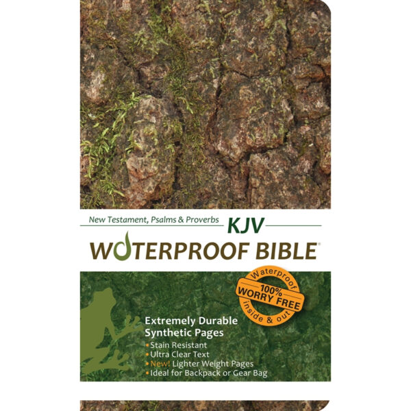 bible waterproof kjv new testament psalms proverbs camouflage