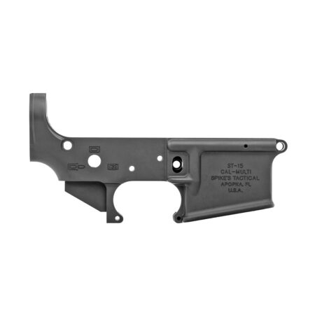 SPIKES TACTICAL LOWER RECEIVER BLACK NO LOGO STLS045
